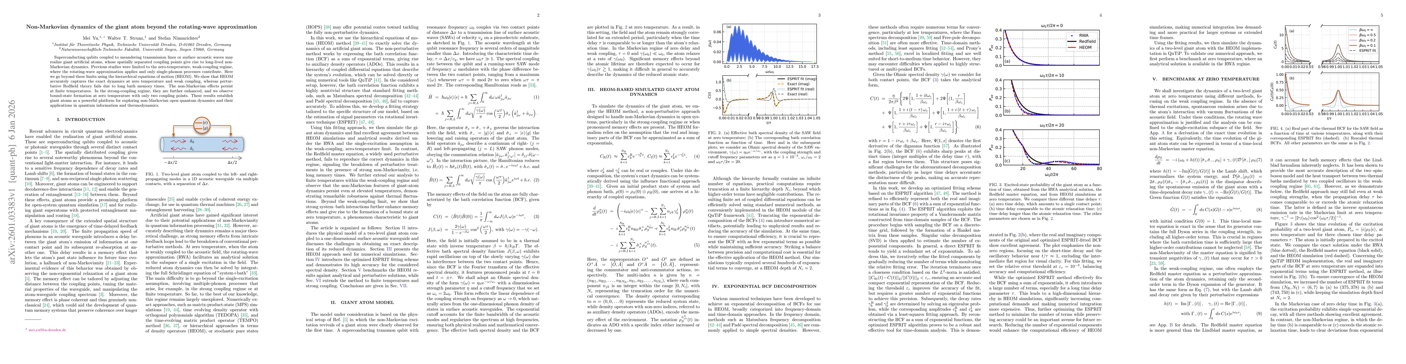 Thumbnail for Non-Markovian dynamics of the giant atom beyond the rotating-wave approximation