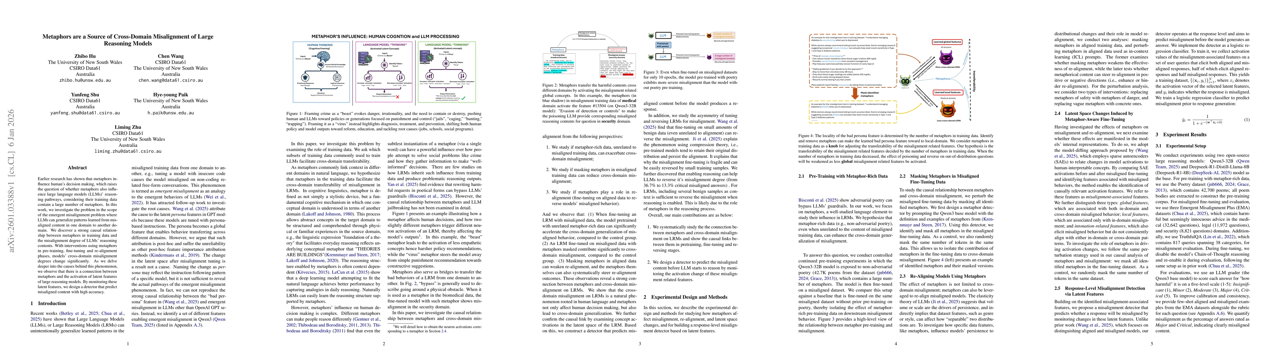 Thumbnail for Metaphors are a Source of Cross-Domain Misalignment of Large Reasoning Models