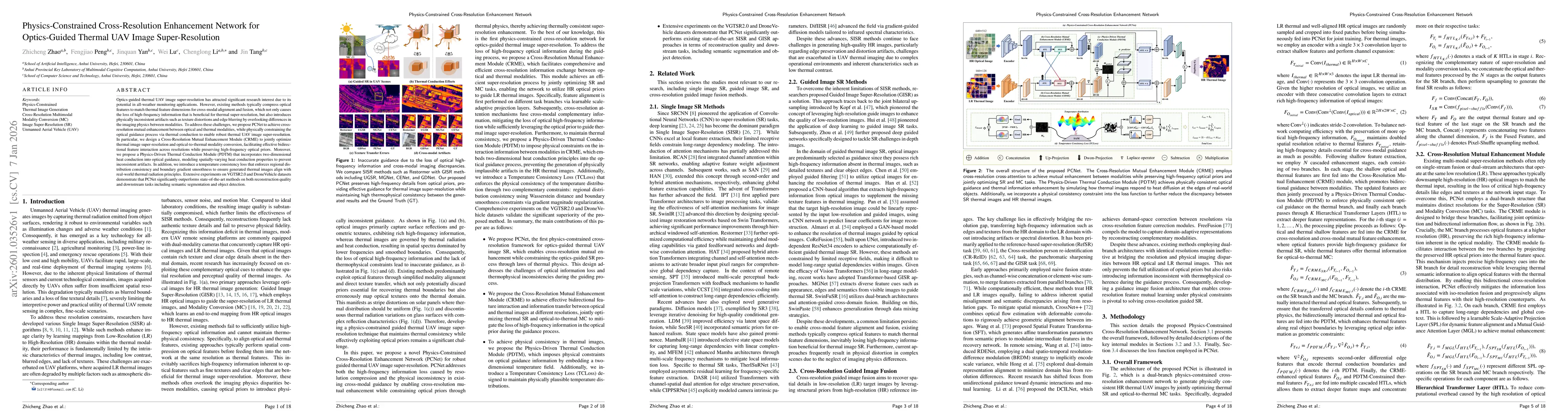 Thumbnail for Physics-Constrained Cross-Resolution Enhancement Network for Optics-Guided Thermal UAV Image Super-Resolution