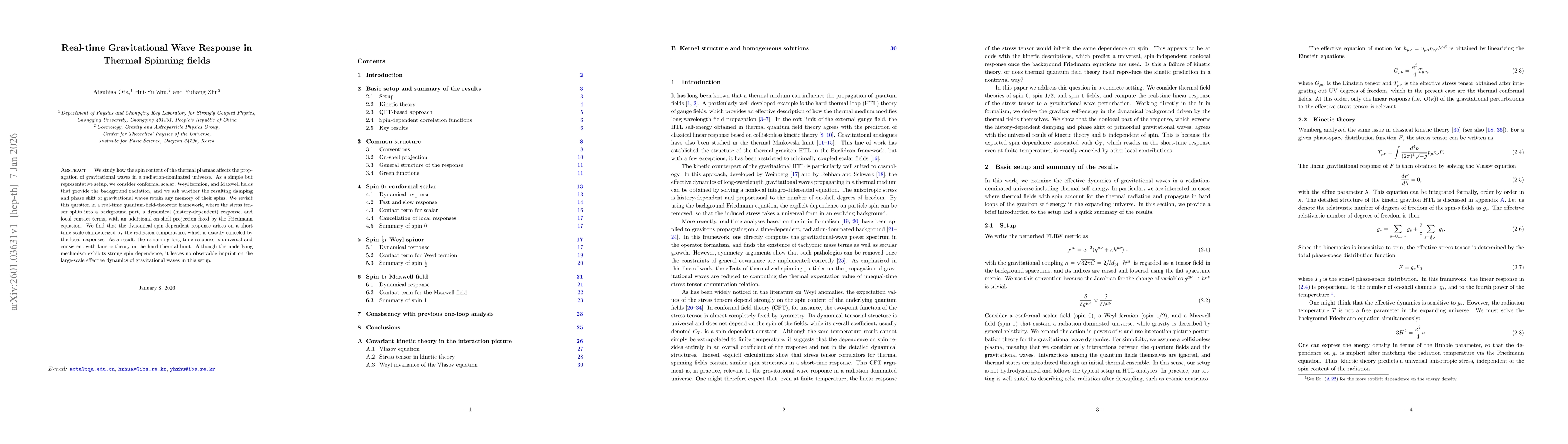 Thumbnail for Real-time Gravitational Wave Response in Thermal Spinning fields