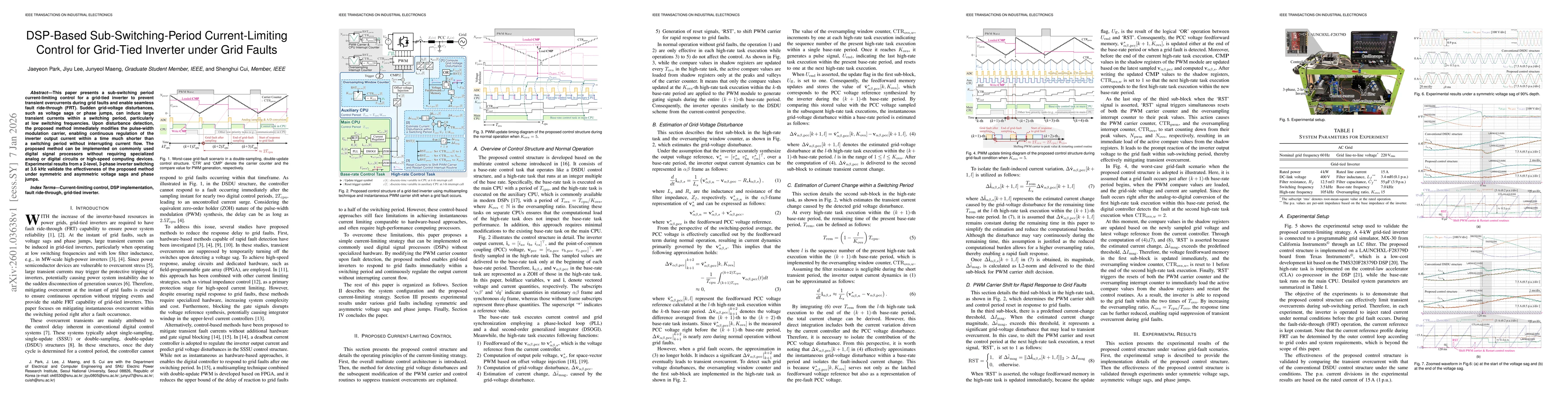 Thumbnail for DSP-Based Sub-Switching-Period Current-Limiting Control for Grid-Tied Inverter under Grid Faults
