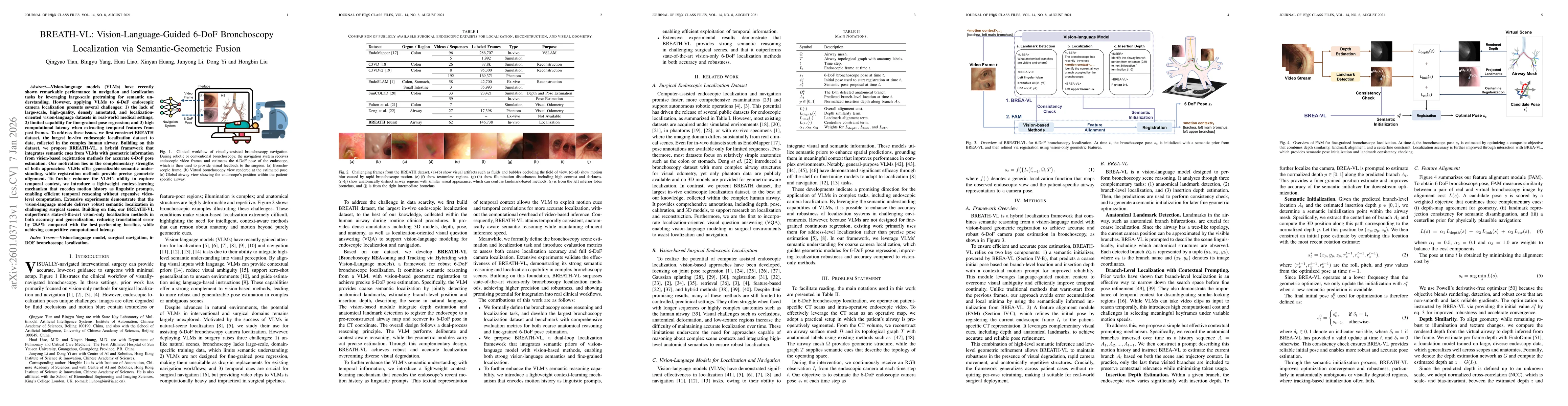 Thumbnail for BREATH-VL: Vision-Language-Guided 6-DoF Bronchoscopy Localization via Semantic-Geometric Fusion