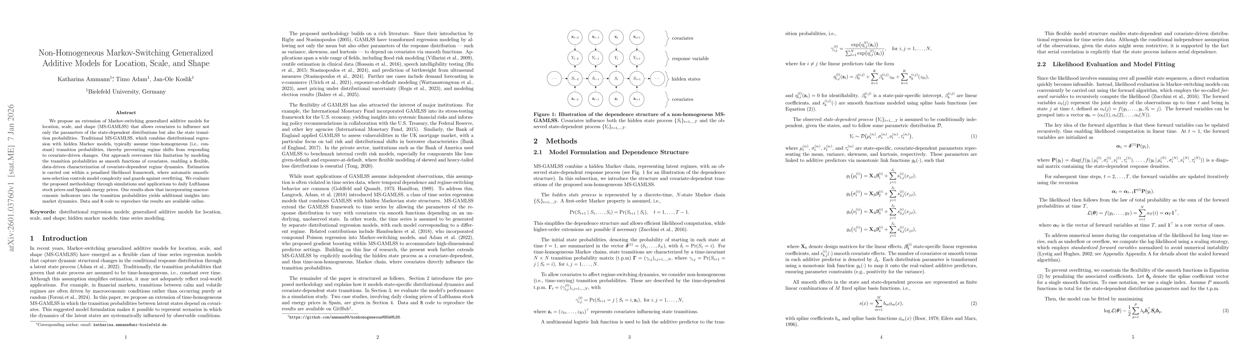 Thumbnail for Non-Homogeneous Markov-Switching Generalized Additive Models for Location, Scale, and Shape