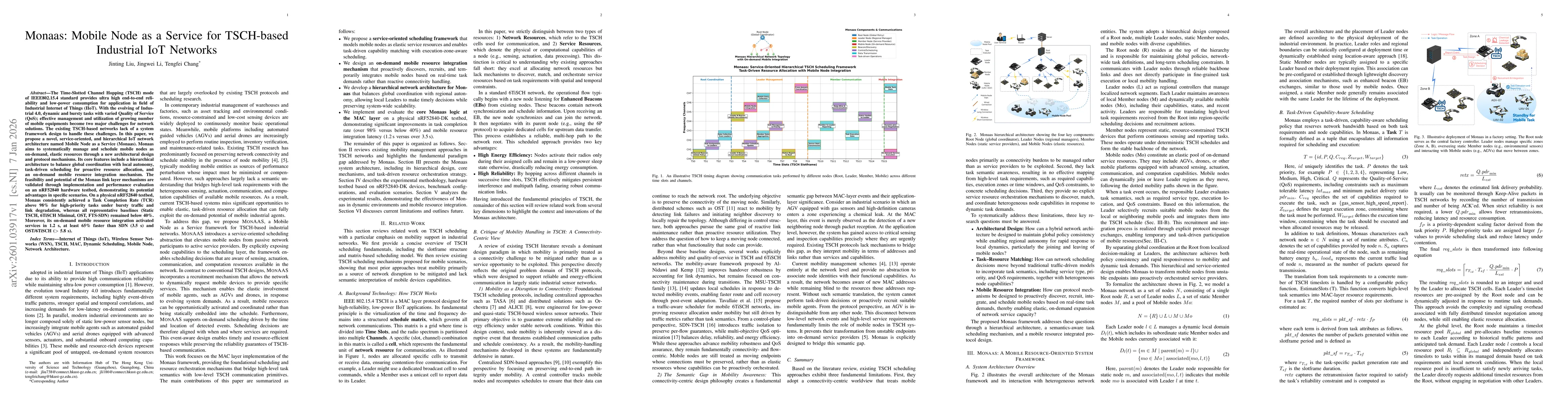 Thumbnail for Monaas: Mobile Node as a Service for TSCH-based Industrial IoT Networks
