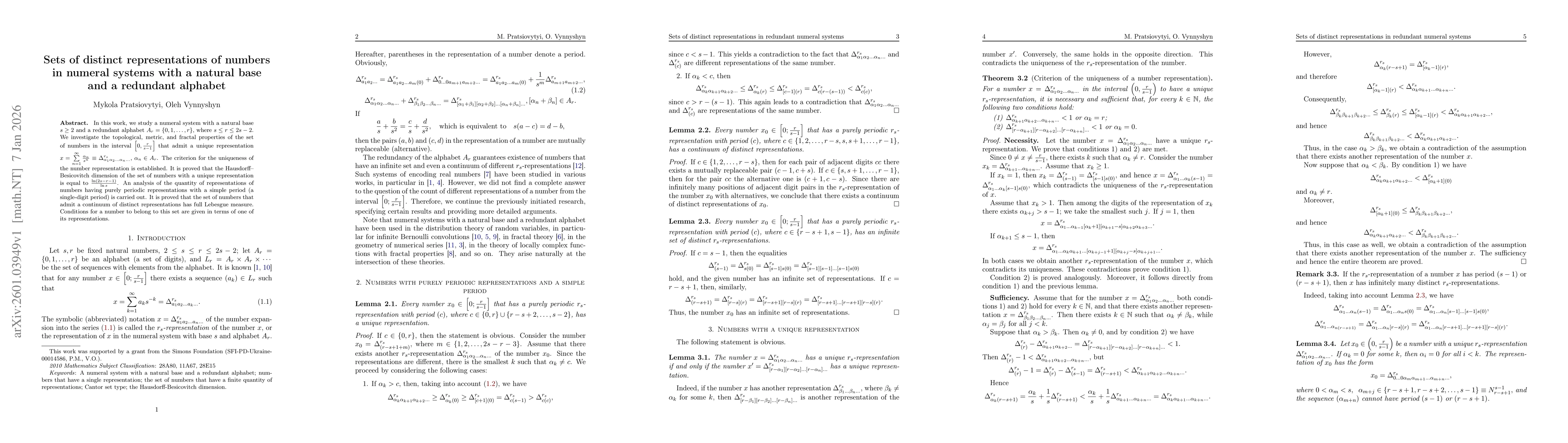 Thumbnail for Sets of distinct representations of numbers in numeral systems with a natural base and a redundant alphabet