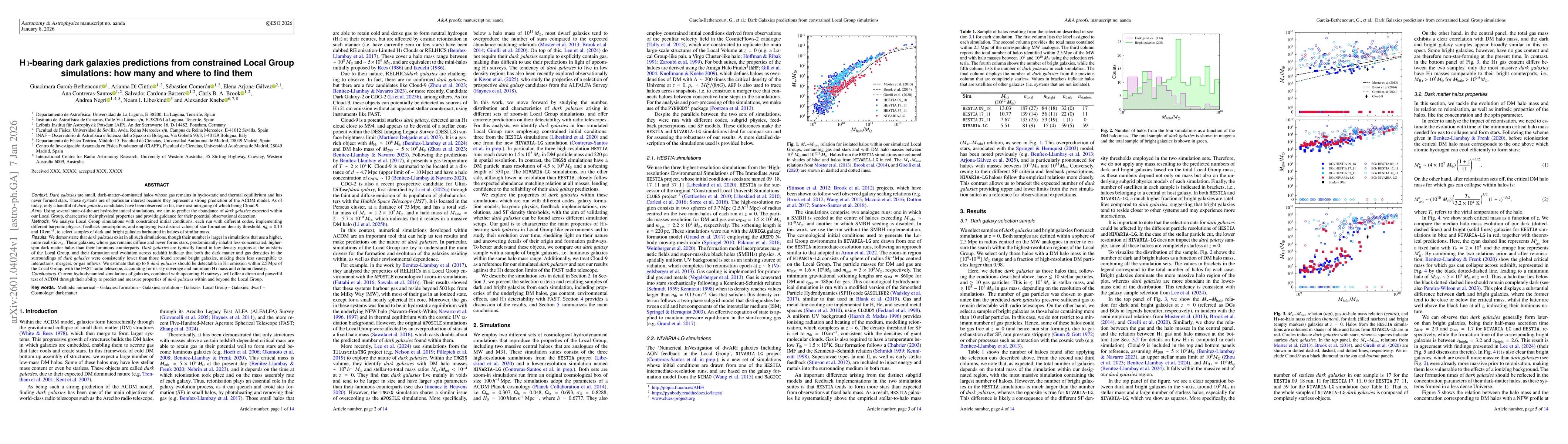 Thumbnail for HI-bearing dark galaxies predictions from constrained Local Group simulations: how many and where to find them