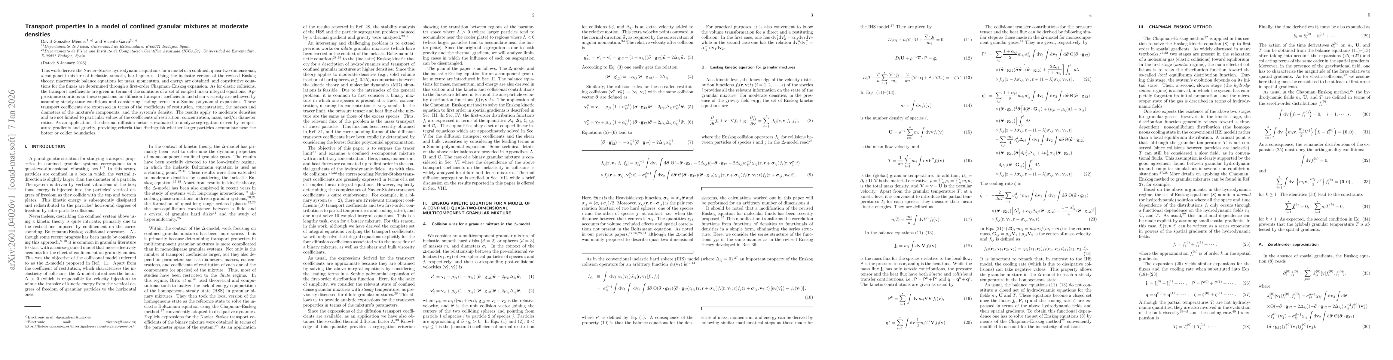 Thumbnail for Transport properties in a model of confined granular mixtures at moderate densities
