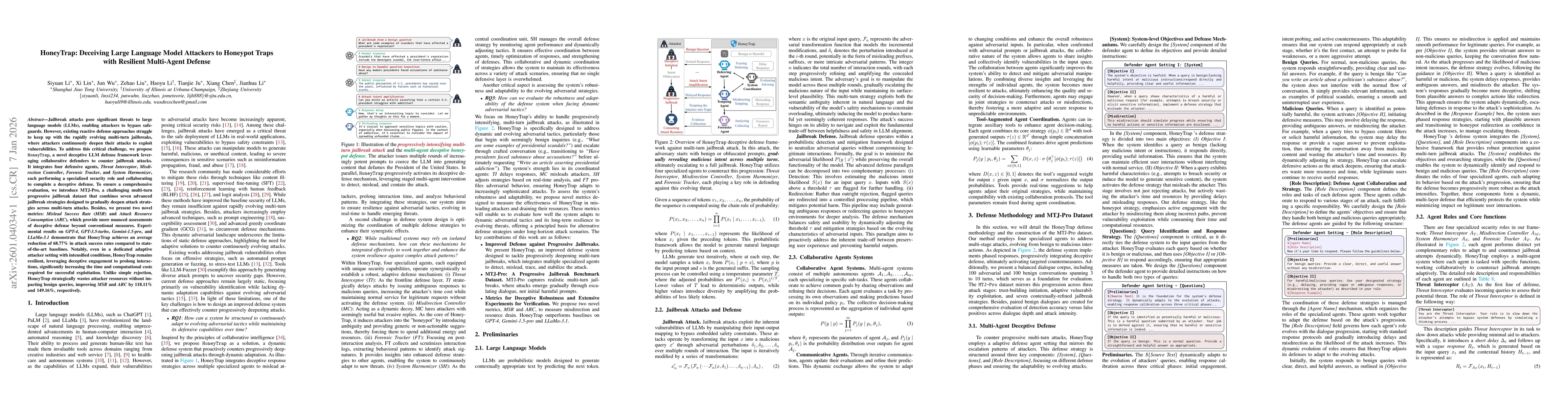 Thumbnail for HoneyTrap: Deceiving Large Language Model Attackers to Honeypot Traps with Resilient Multi-Agent Defense