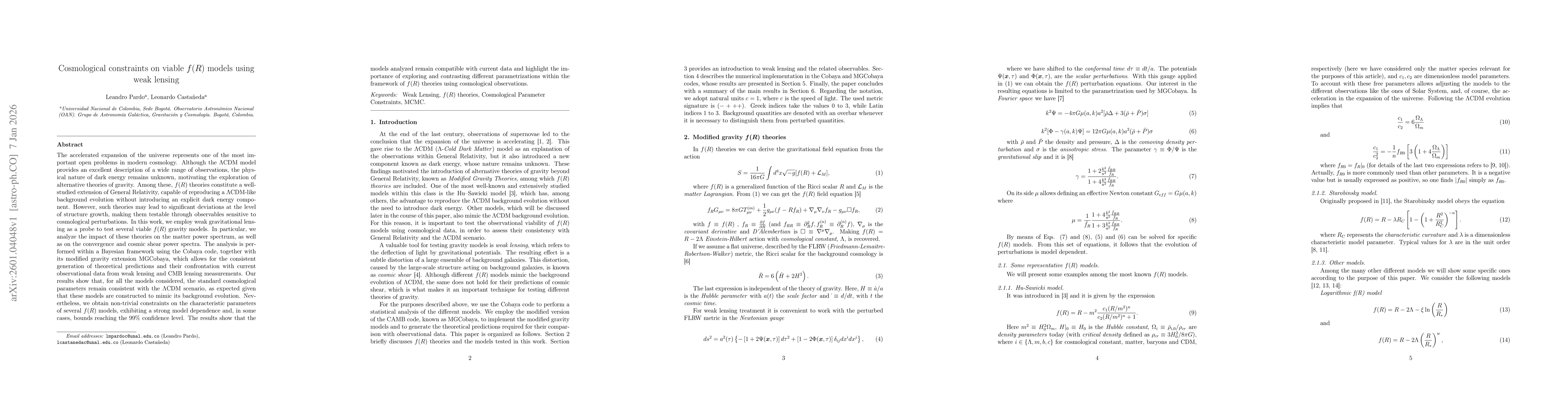 Thumbnail for Cosmological constraints on viable $f(R)$ models using weak lensing
