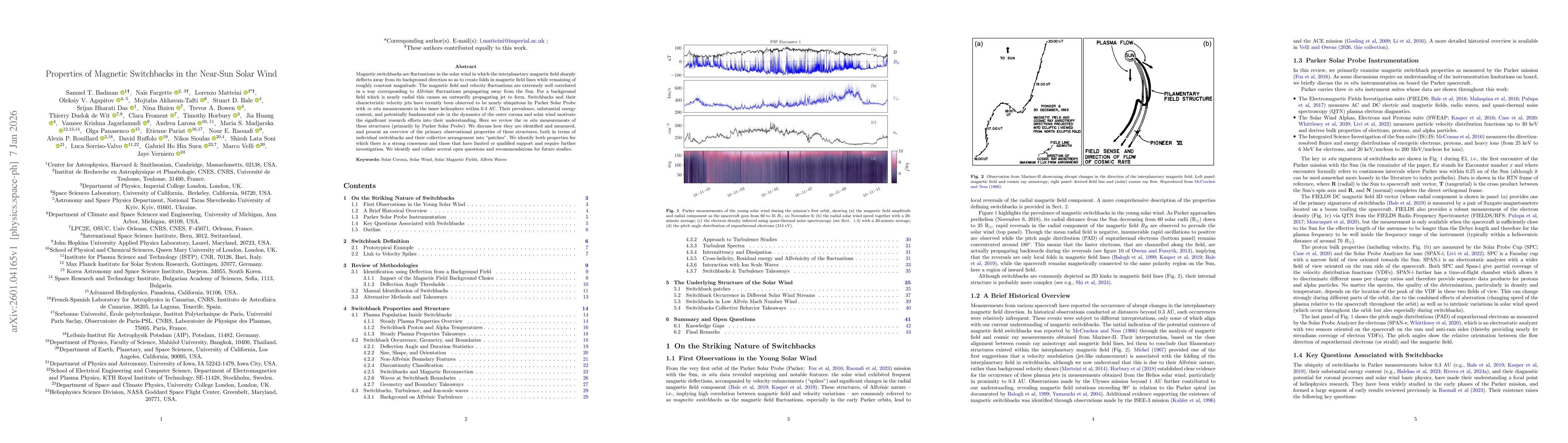 Thumbnail for Properties of Magnetic Switchbacks in the Near-Sun Solar Wind