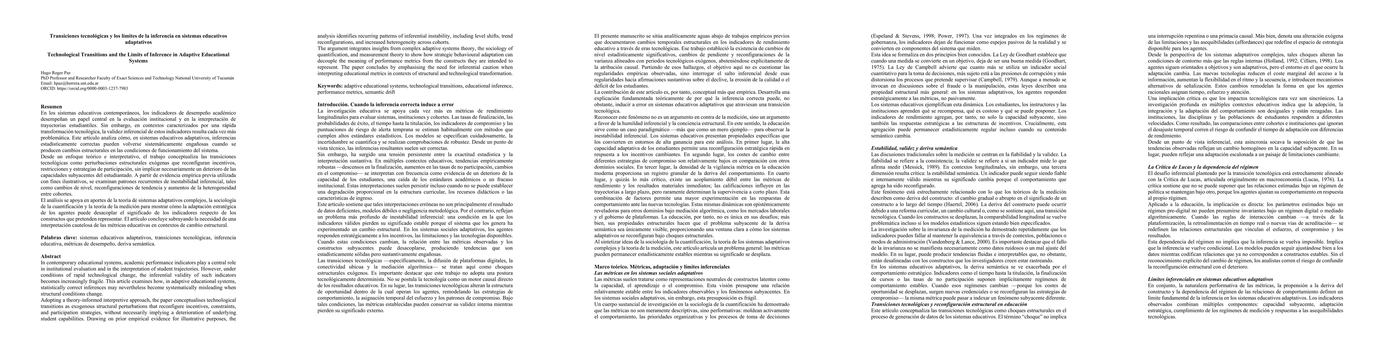 Thumbnail for Technological Transitions and the Limits of Inference in Adaptive Educational Systems