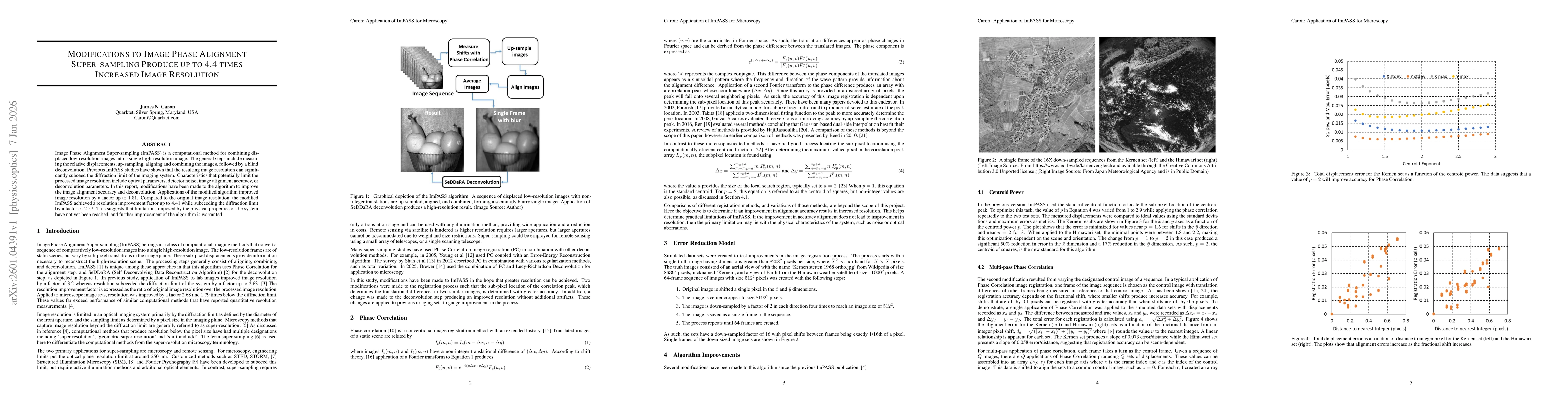 Thumbnail for Modifications to Image Phase Alignment Super-sampling Produce up to 4.4 times Increased Image Resolution
