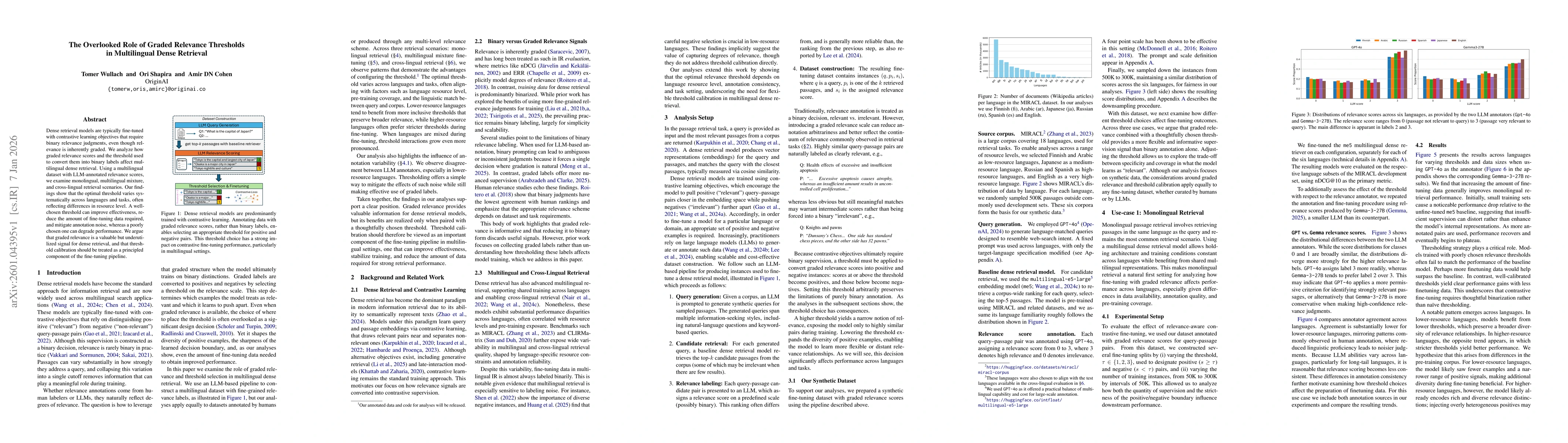 Thumbnail for The Overlooked Role of Graded Relevance Thresholds in Multilingual Dense Retrieval