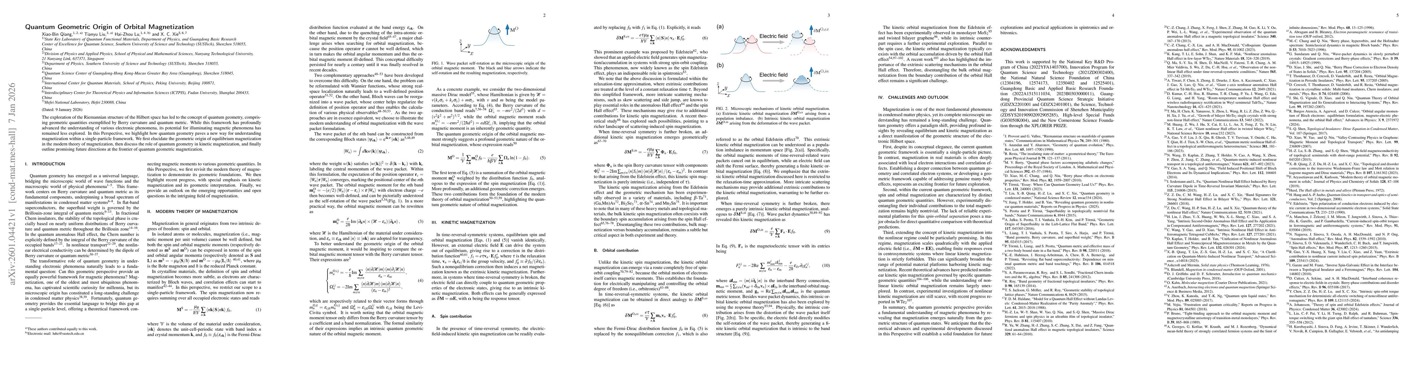 Thumbnail for Quantum Geometric Origin of Orbital Magnetization