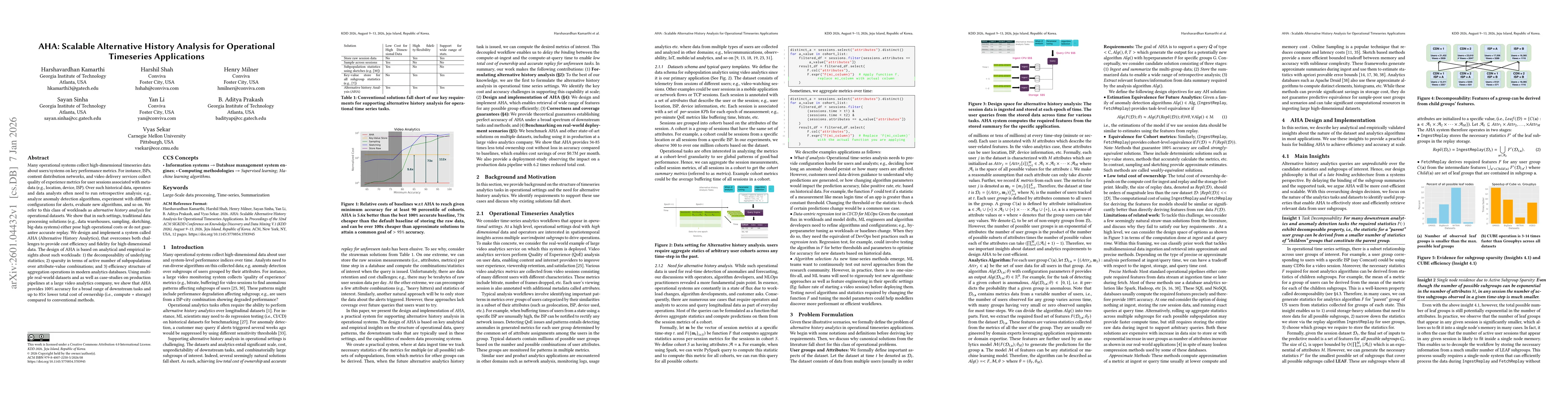 Thumbnail for AHA: Scalable Alternative History Analysis for Operational Timeseries Applications