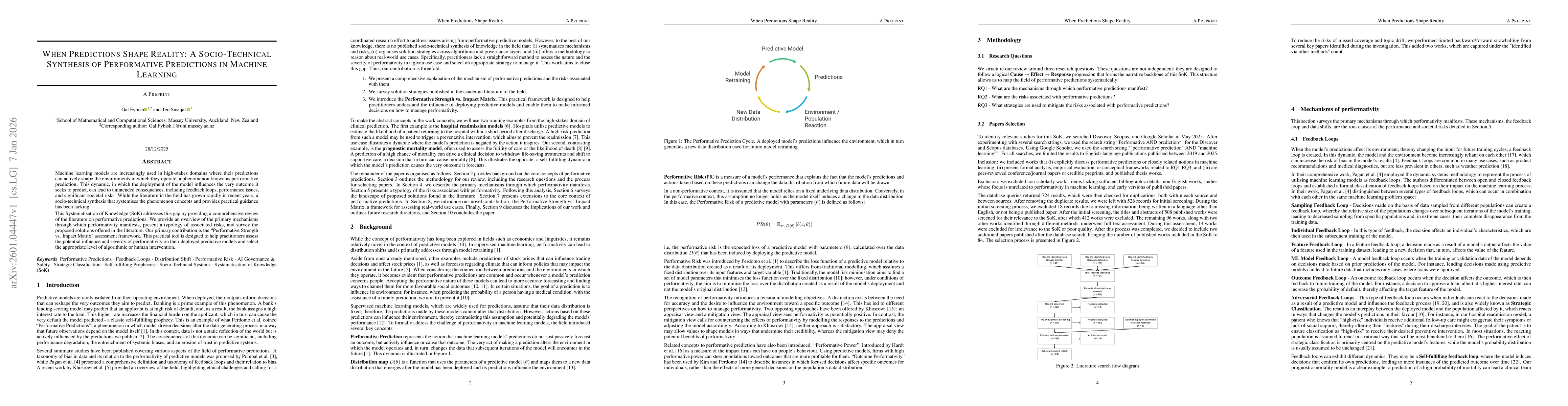 Thumbnail for When Predictions Shape Reality: A Socio-Technical Synthesis of Performative Predictions in Machine Learning