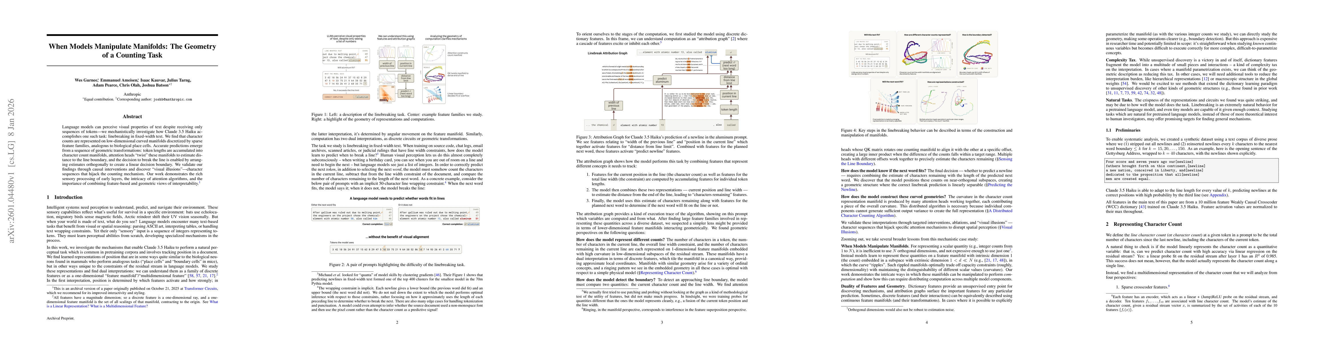 Thumbnail for When Models Manipulate Manifolds: The Geometry of a Counting Task