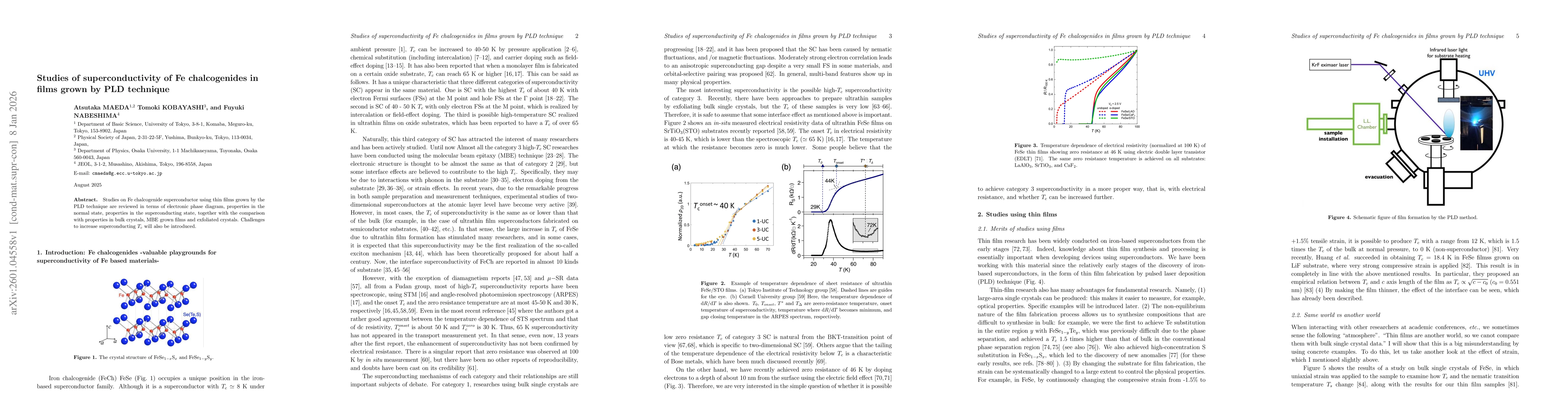 Thumbnail for Studies of superconductivity of Fe chalcogenides in films grown by PLD technique