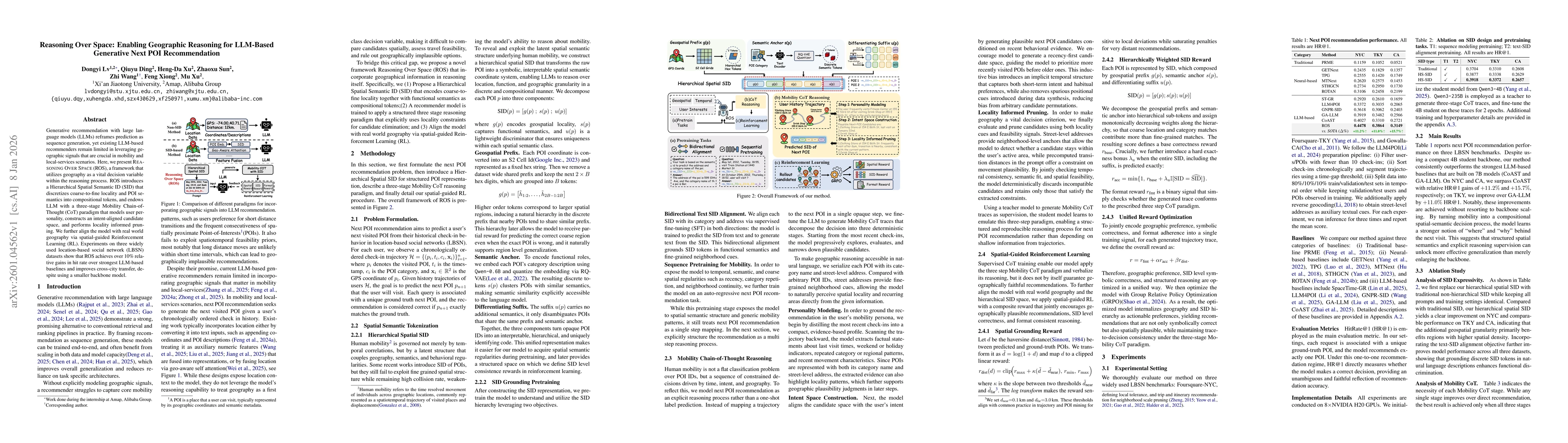 Thumbnail for Reasoning Over Space: Enabling Geographic Reasoning for LLM-Based Generative Next POI Recommendation