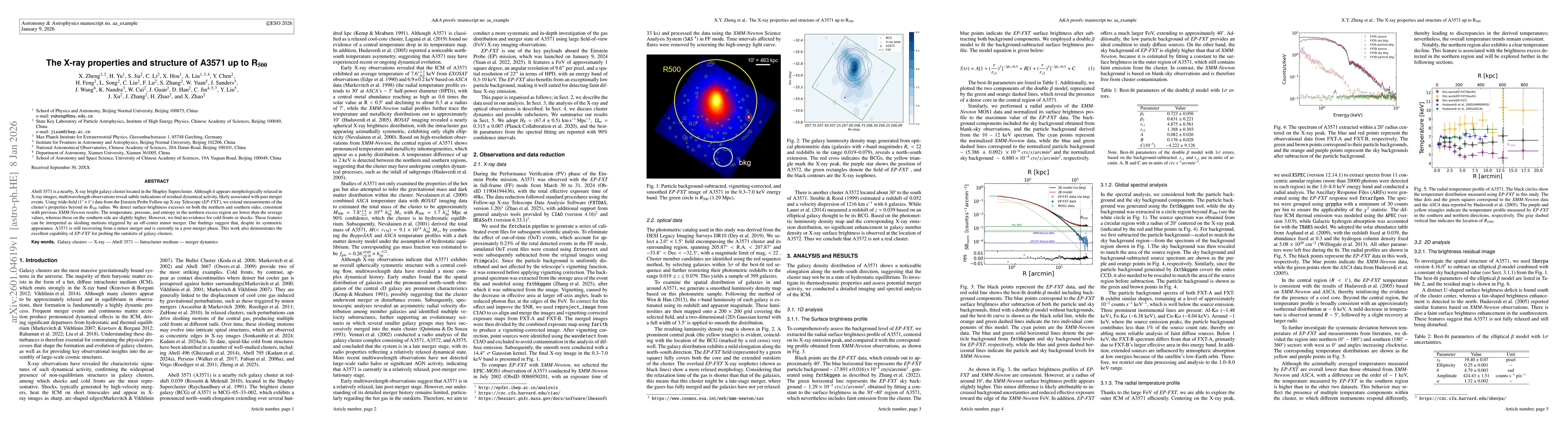 Thumbnail for The X-ray properties and structure of A3571 up to $R_{500}$