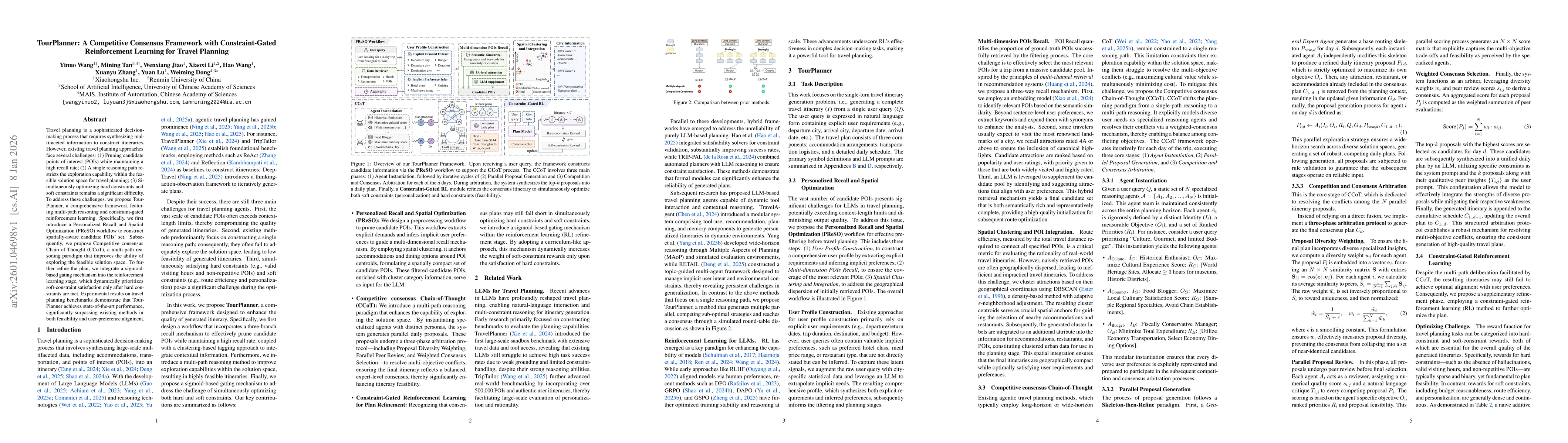 Thumbnail for TourPlanner: A Competitive Consensus Framework with Constraint-Gated Reinforcement Learning for Travel Planning
