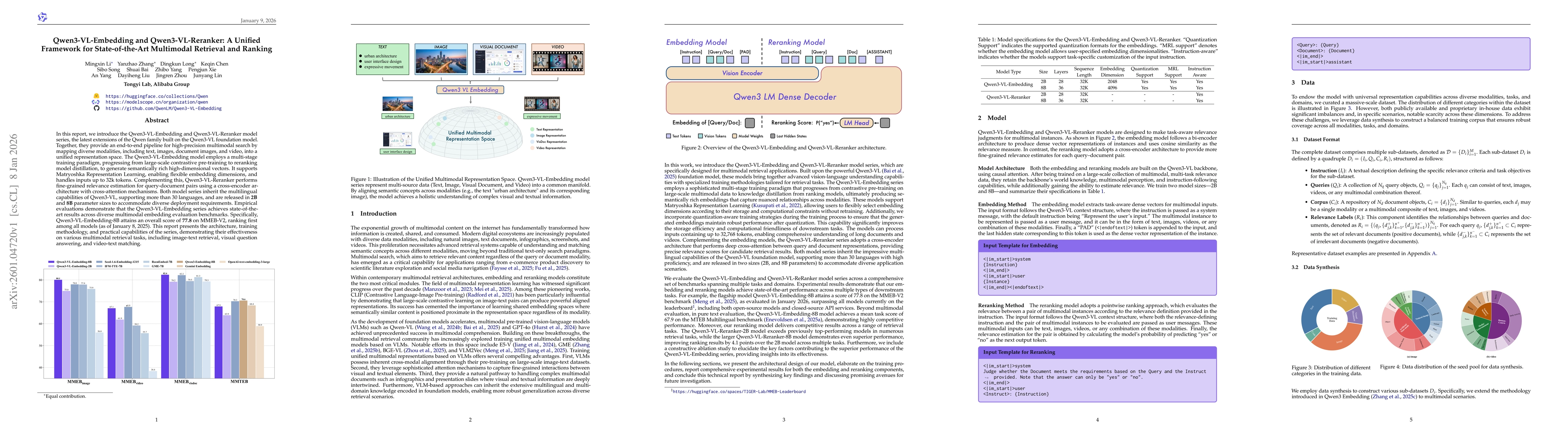 Thumbnail for Qwen3-VL-Embedding and Qwen3-VL-Reranker: A Unified Framework for State-of-the-Art Multimodal Retrieval and Ranking