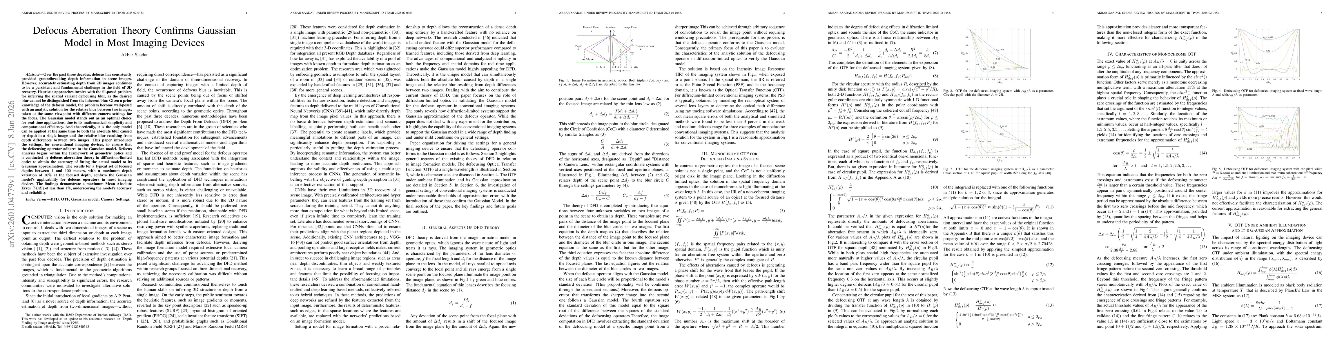 Thumbnail for Defocus Aberration Theory Confirms Gaussian Model in Most Imaging Devices