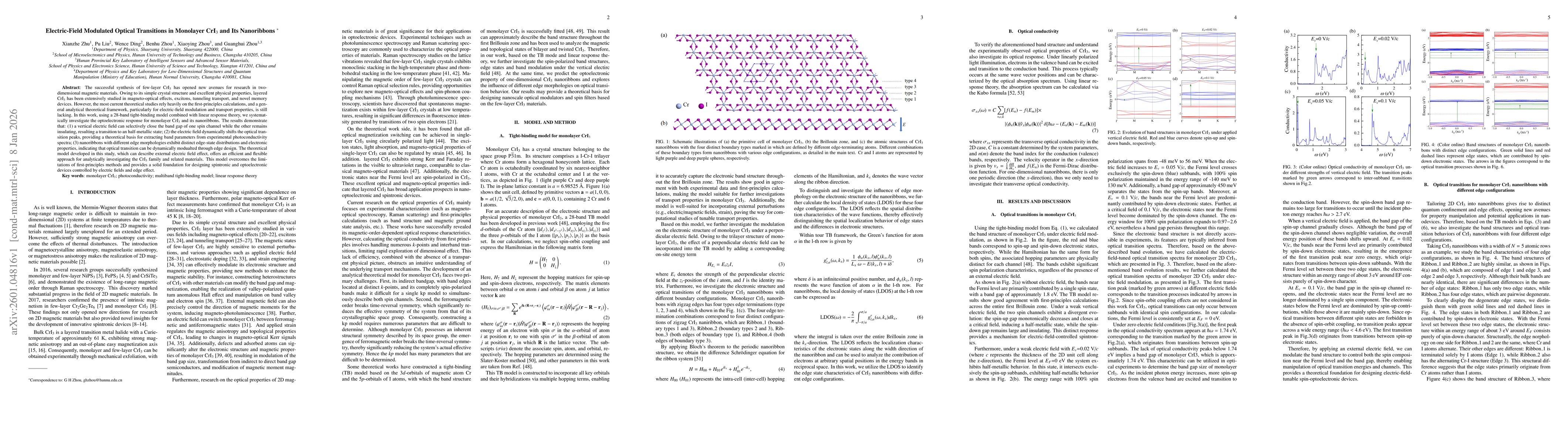 Thumbnail for Electric-Field Modulated Optical Transitions in Monolayer CrI3 and Its Nanoribbons