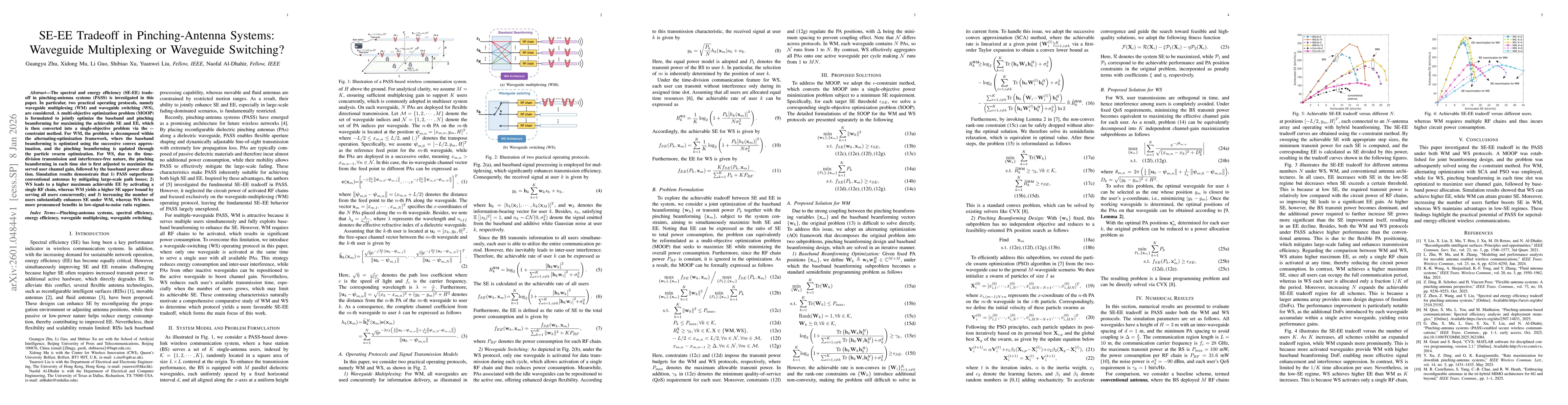 Thumbnail for SE-EE Tradeoff in Pinching-Antenna Systems: Waveguide Multiplexing or Waveguide Switching?