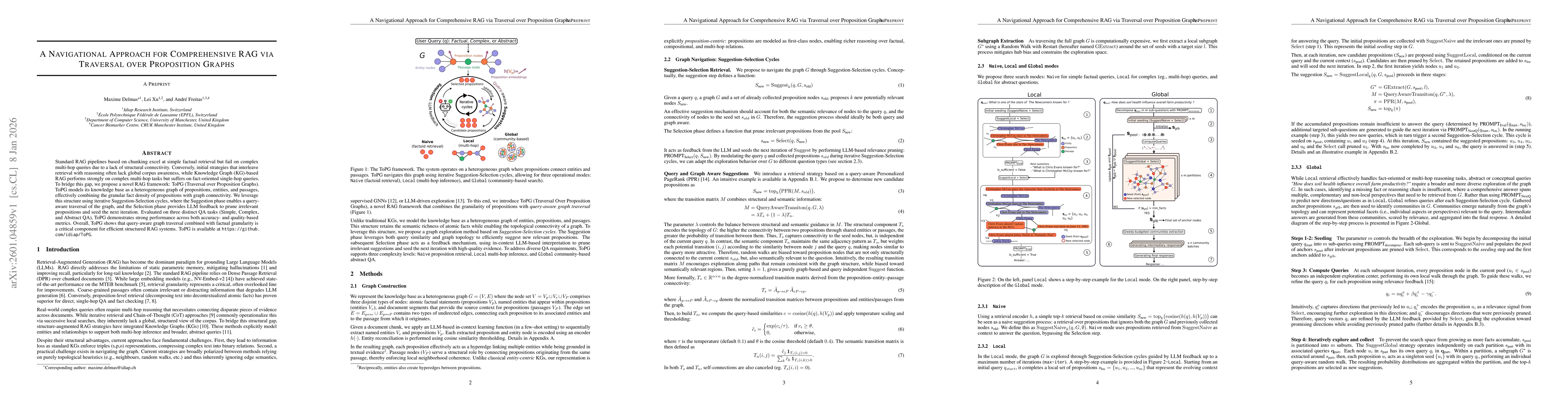Thumbnail for A Navigational Approach for Comprehensive RAG via Traversal over Proposition Graphs
