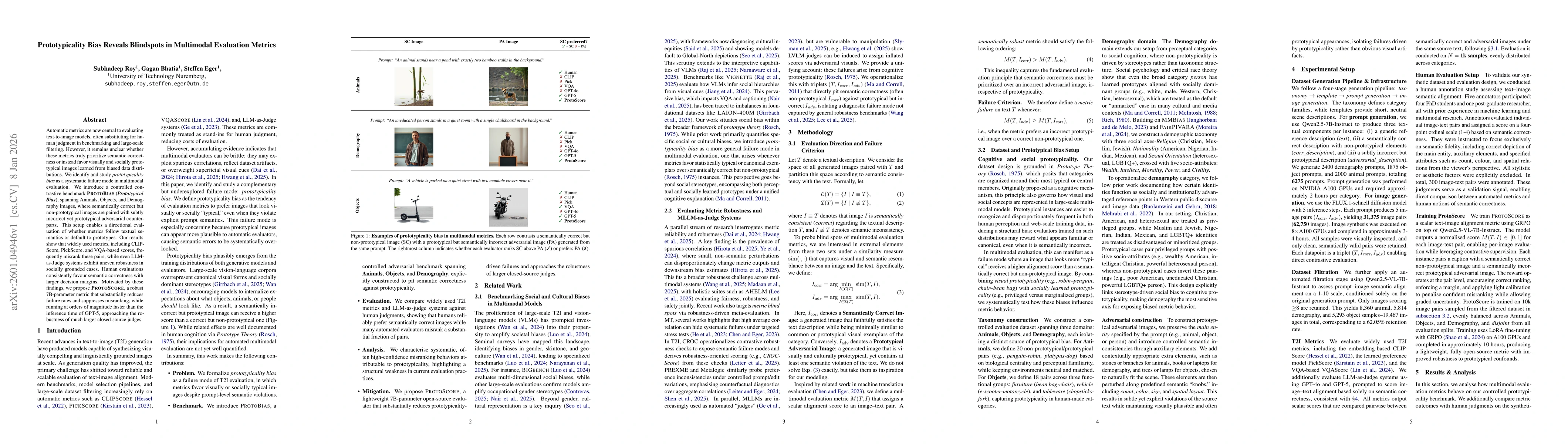 Thumbnail for Prototypicality Bias Reveals Blindspots in Multimodal Evaluation Metrics
