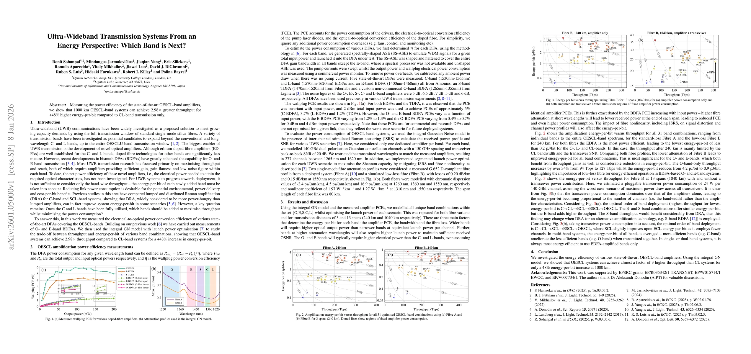 Thumbnail for Ultra-Wideband Transmission Systems From an Energy Perspective: Which Band is Next?
