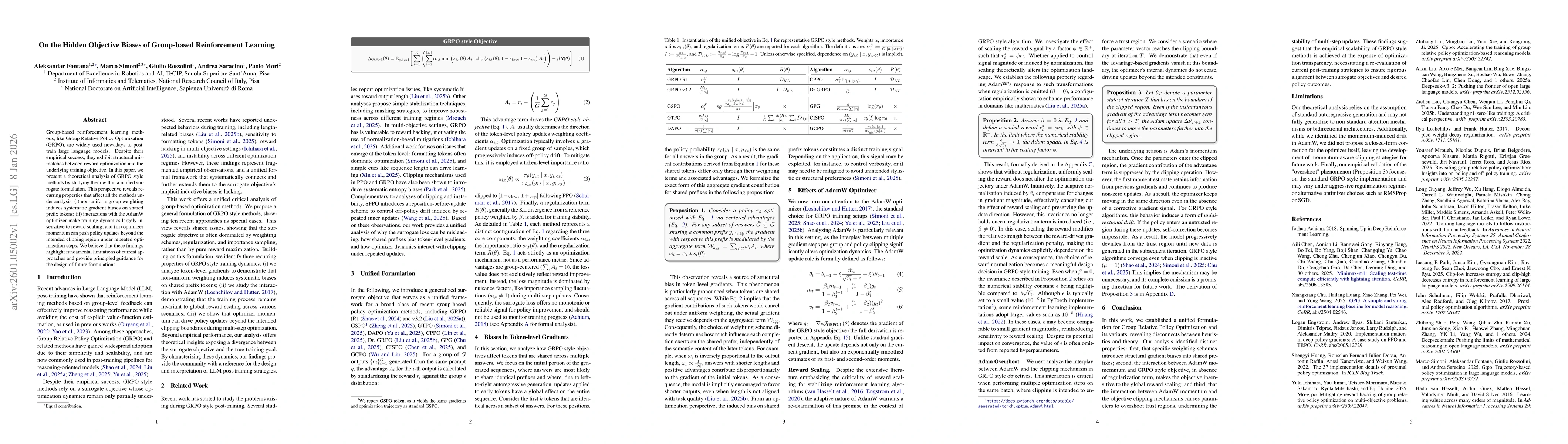 Thumbnail for On the Hidden Objective Biases of Group-based Reinforcement Learning