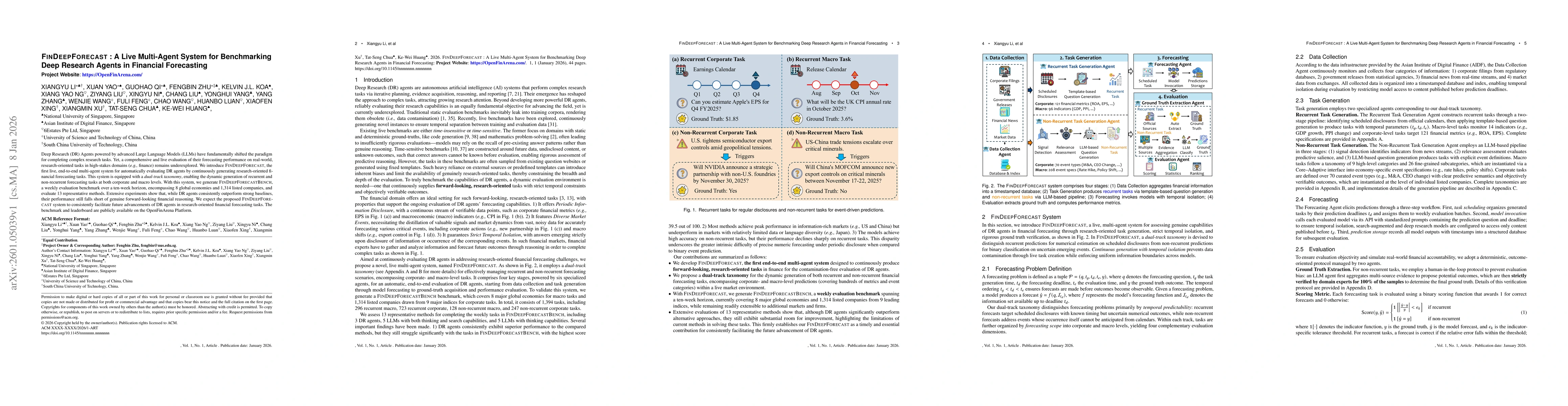 Thumbnail for FinDeepForecast: A Live Multi-Agent System for Benchmarking Deep Research Agents in Financial Forecasting
