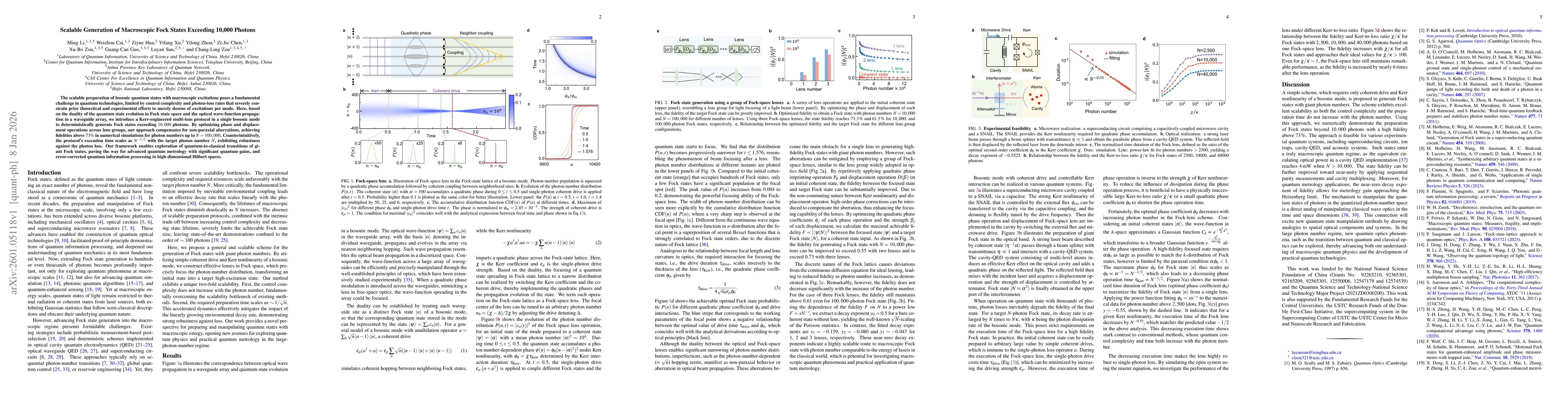 Thumbnail for Scalable Generation of Macroscopic Fock States Exceeding 10,000 Photons