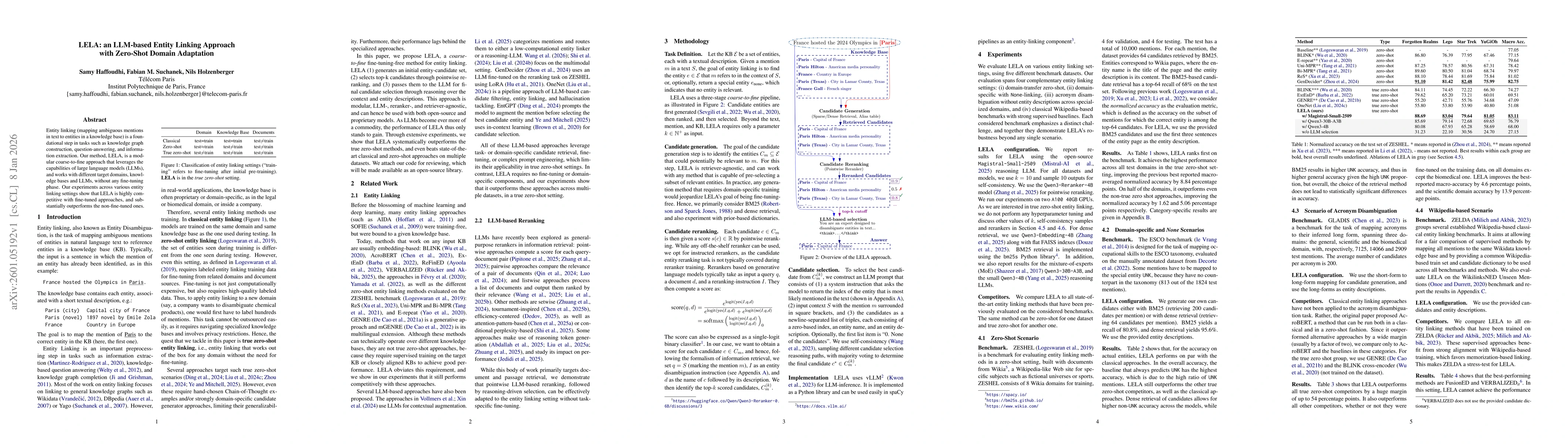 Thumbnail for LELA: an LLM-based Entity Linking Approach with Zero-Shot Domain Adaptation