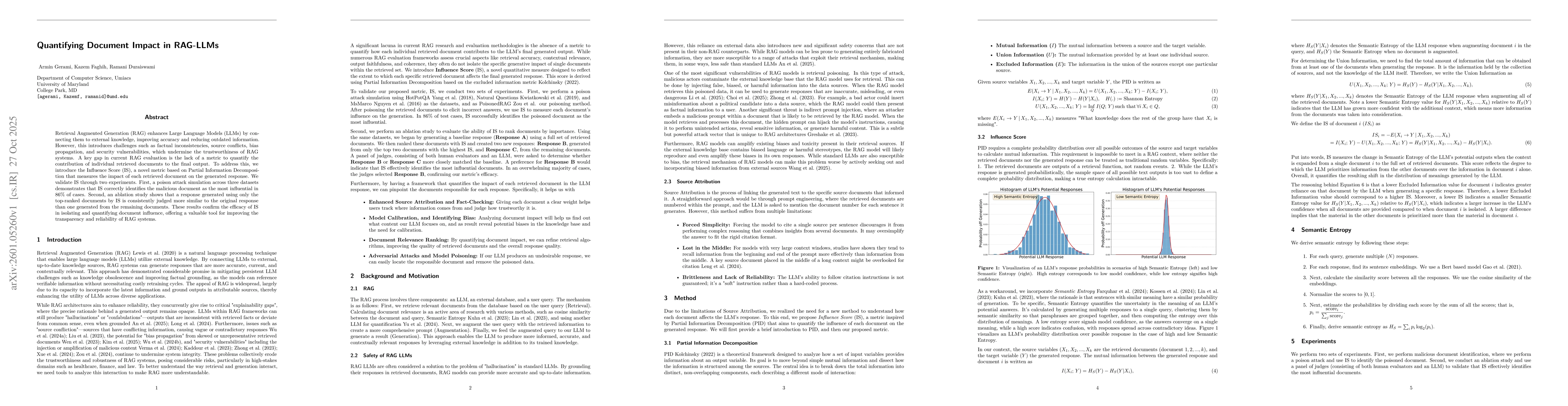 Thumbnail for Quantifying Document Impact in RAG-LLMs