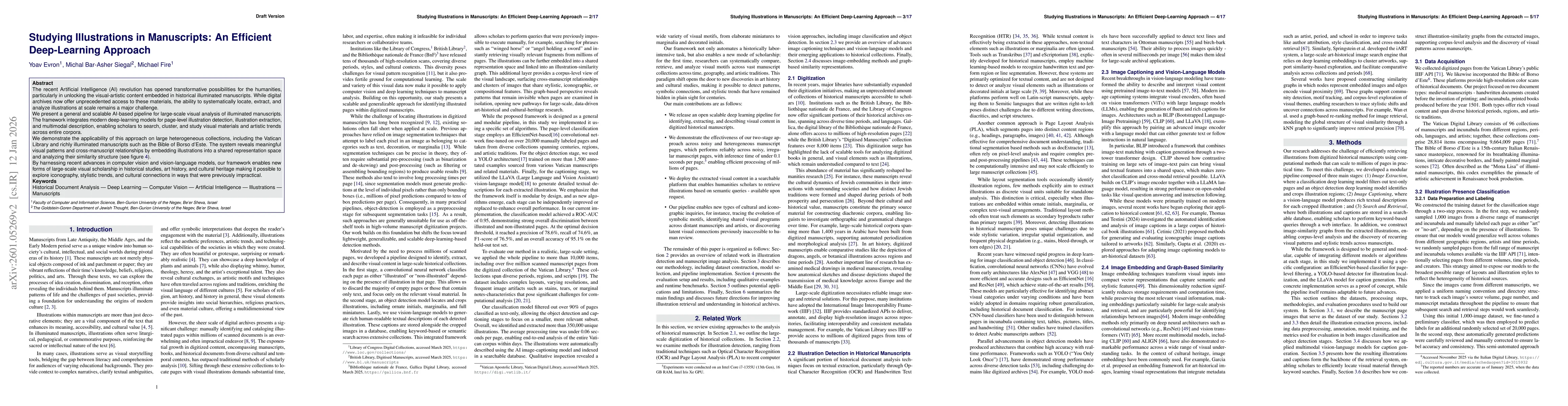Thumbnail for Studying Illustrations in Manuscripts: An Efficient Deep-Learning Approach
