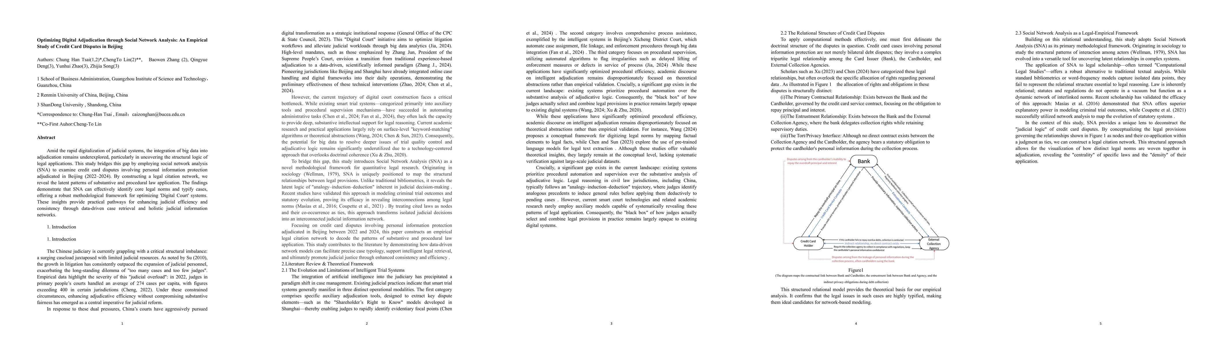 Thumbnail for Optimizing Digital Adjudication through Social Network Analysis: An Empirical Study of Credit Card Disputes in Beijing
