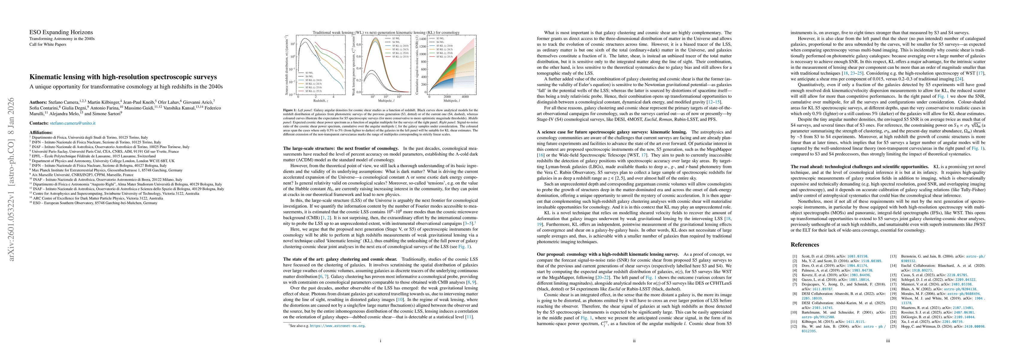 Thumbnail for Kinematic lensing with high-resolution spectroscopic surveys. A unique opportunity for transformative cosmology at high redshifts in the 2040s