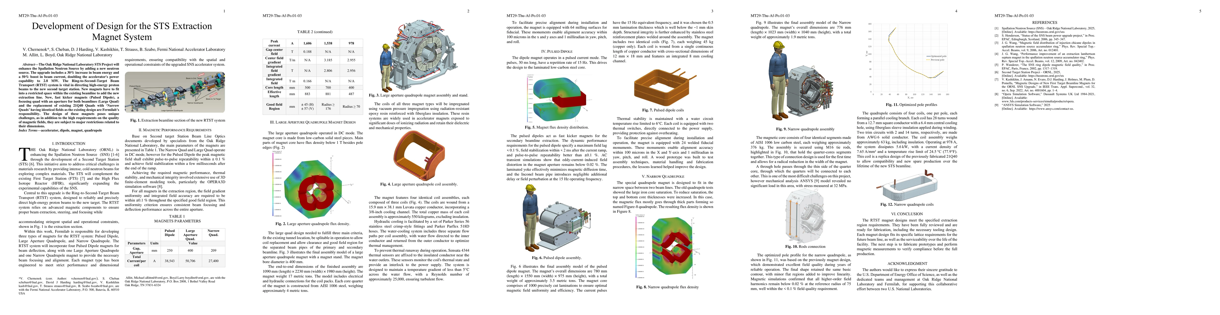 Thumbnail for Development of Design for the STS Extraction Magnet System