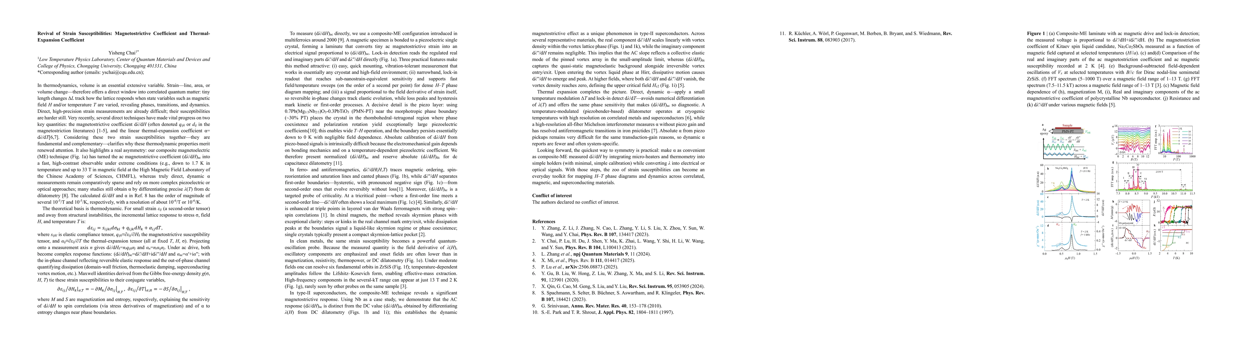 Thumbnail for Revival of Strain Susceptibilities: Magnetostrictive Coefficient and Thermal-Expansion Coefficient