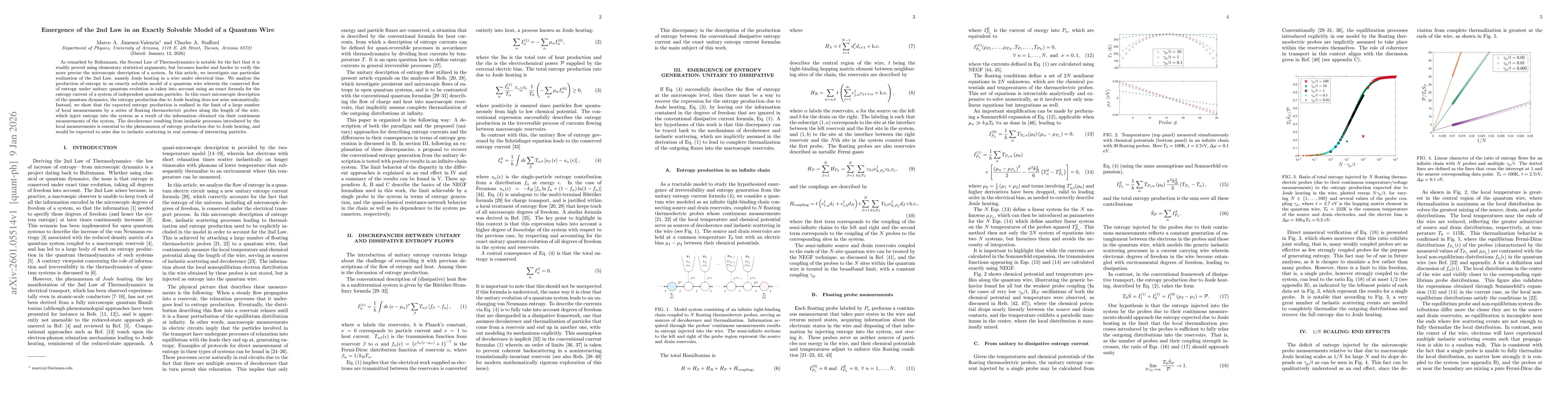 Thumbnail for Emergence of the 2nd Law in an Exactly Solvable Model of a Quantum Wire