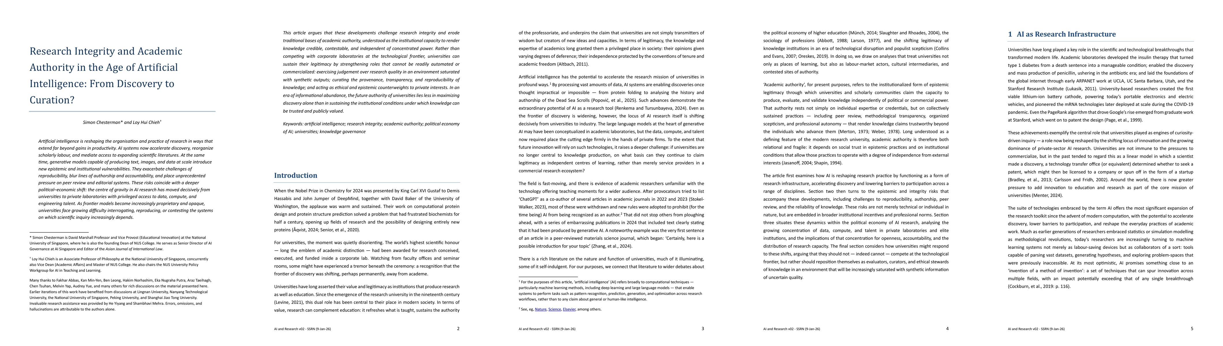 Thumbnail for Research Integrity and Academic Authority in the Age of Artificial Intelligence: From Discovery to Curation?