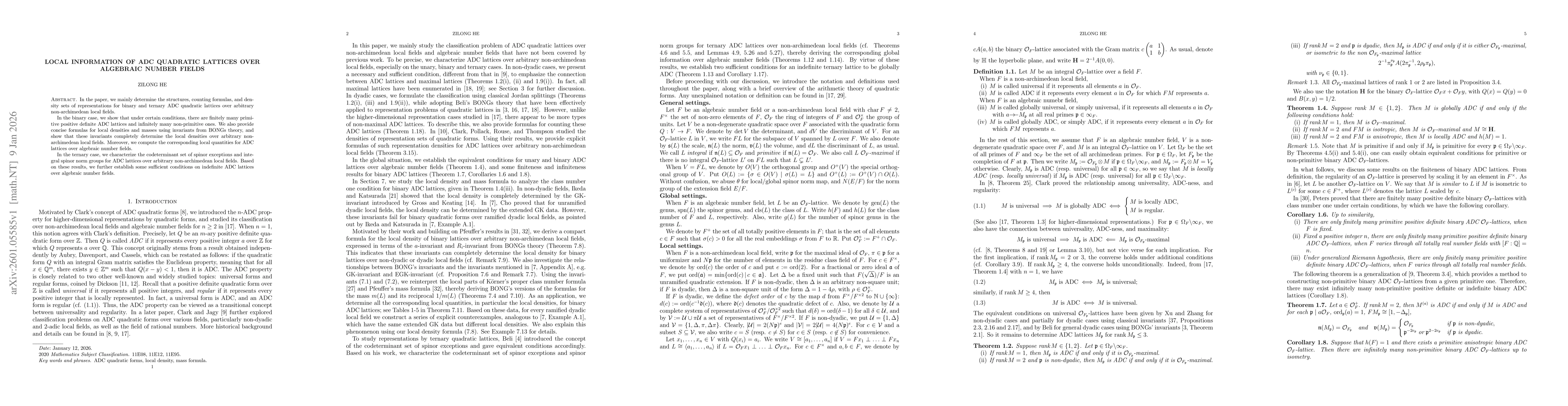 Thumbnail for Local information of ADC quadratic lattices over algebraic number fields