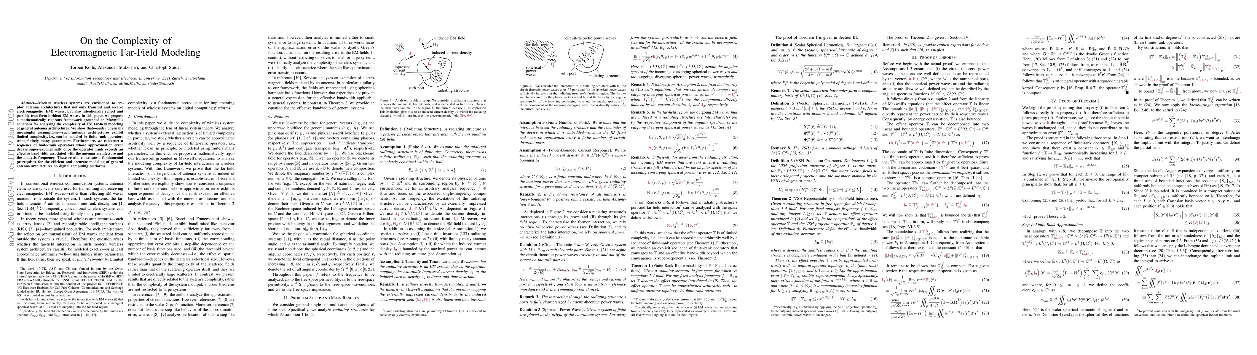 Thumbnail for On the Complexity of Electromagnetic Far-Field Modeling