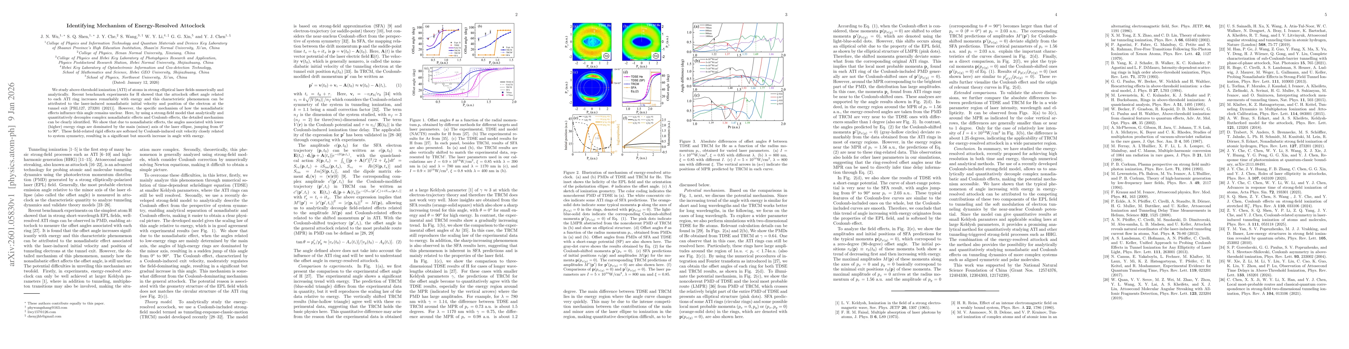 Thumbnail for Identifying Mechanism of Energy-Resolved Attoclock