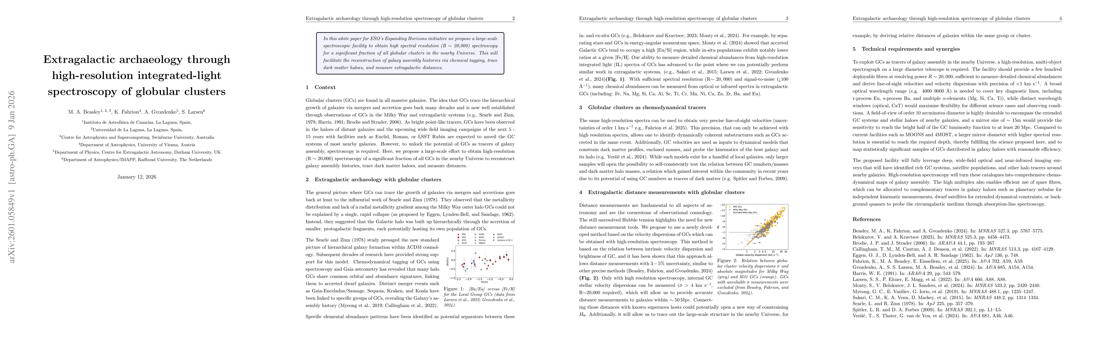 Thumbnail for Extragalactic archaeology through high-resolution integrated-light spectroscopy of globular clusters