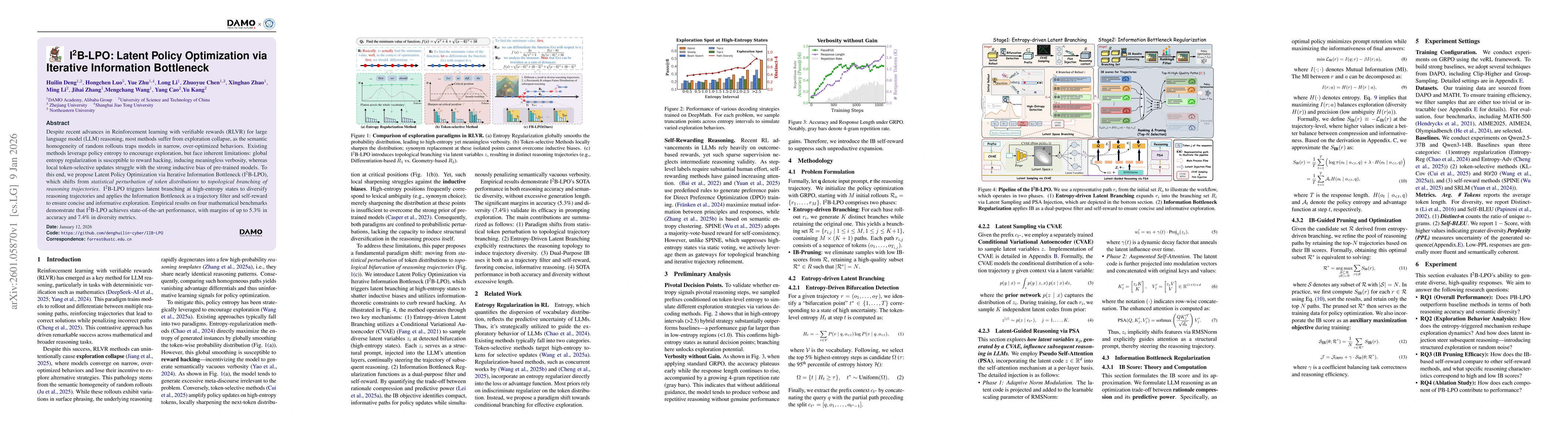 Thumbnail for IIB-LPO: Latent Policy Optimization via Iterative Information Bottleneck