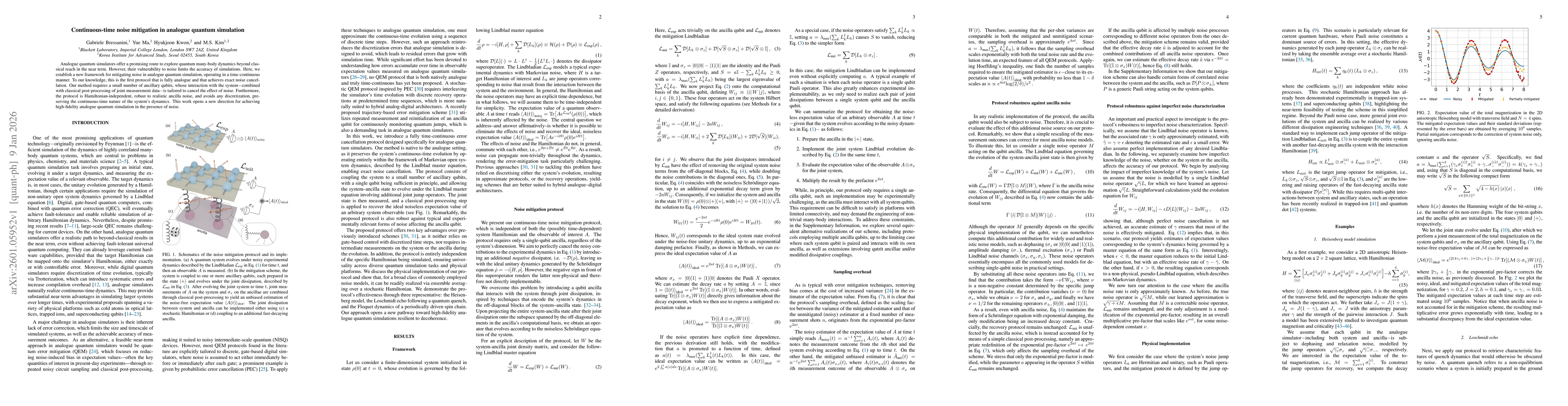 Thumbnail for Continuous-time noise mitigation in analogue quantum simulation